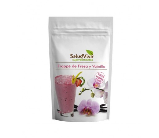 Frappe de Fresa y Vainilla 200gr Superalimento SALUD VIVA